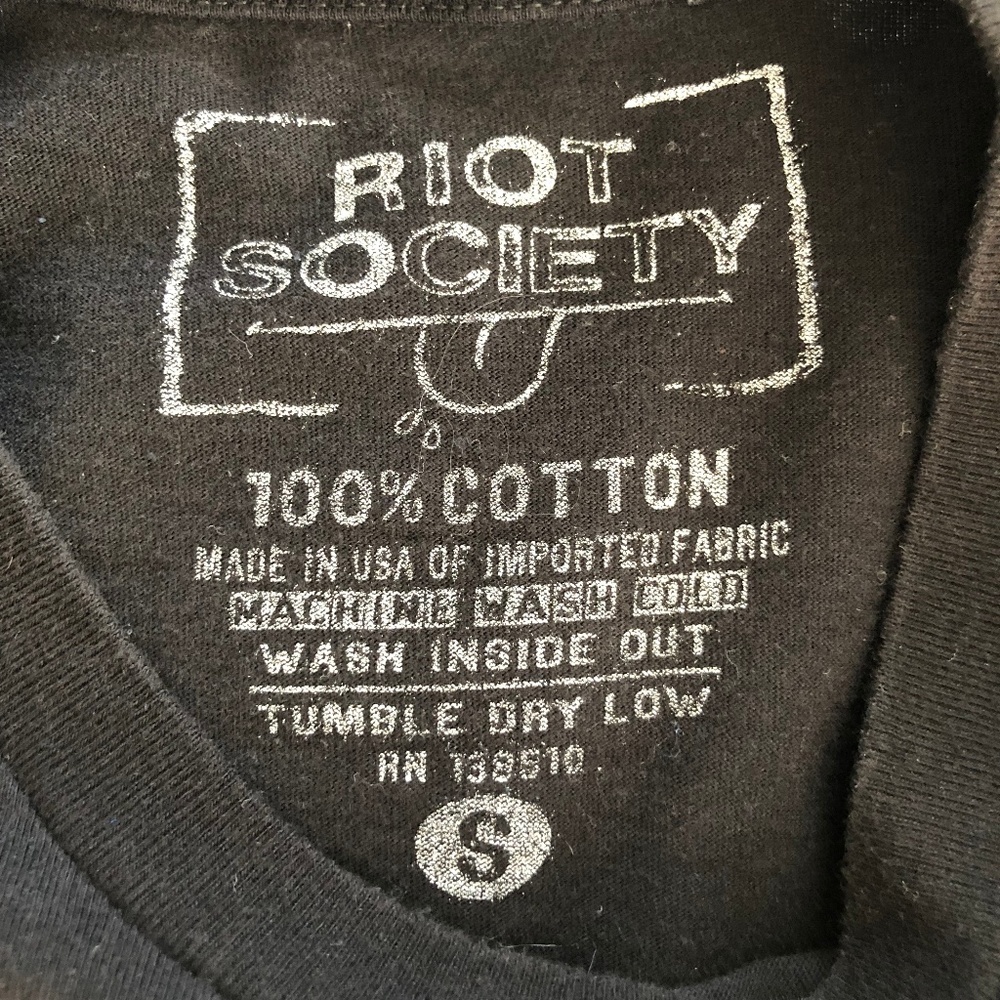 Riot Society Black Goin Back To Cali T-Shirt S - Picture 4 of 4
